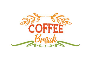 Coffee Break Embroidery Design