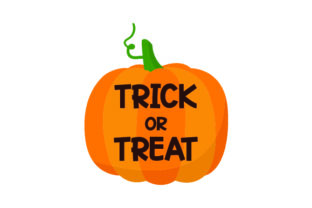 Halloween Crafts: Trick or Treat Carved into Pumpkin