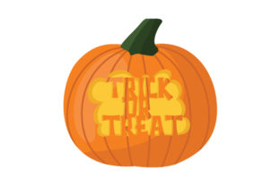 Halloween Crafts with Trick or Treat Pumpkin